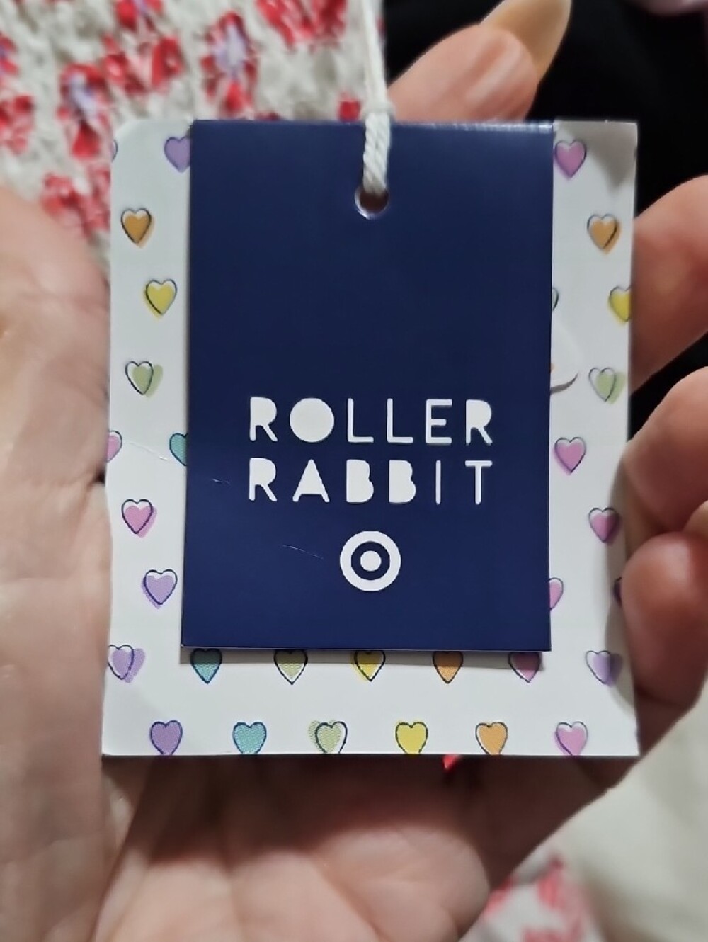 Roller Rabbit Navy & Multicolor Heart Tag Dress Label - Picture 5 of 6